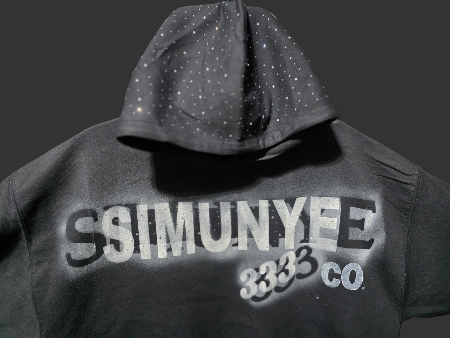Bedazzled Box Shadow Simunye 333 Hoodie