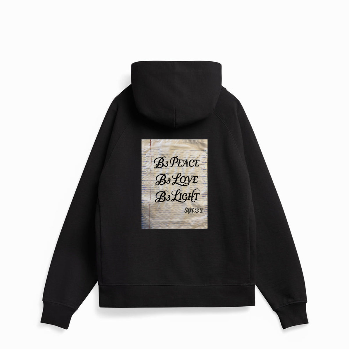 B3 PEACE, B3 LOVE, B3 LIGHT Heavyweight Hoodie (Pre-Order)