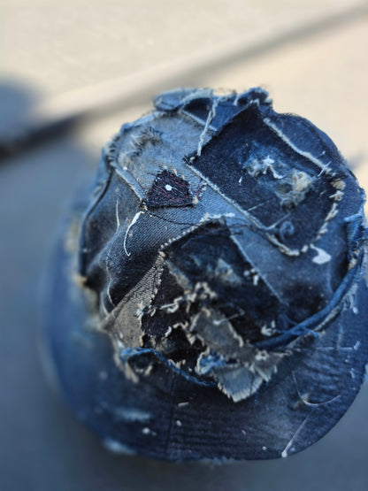 The 1-of-1 333 Distressed Denim Bucket Hat