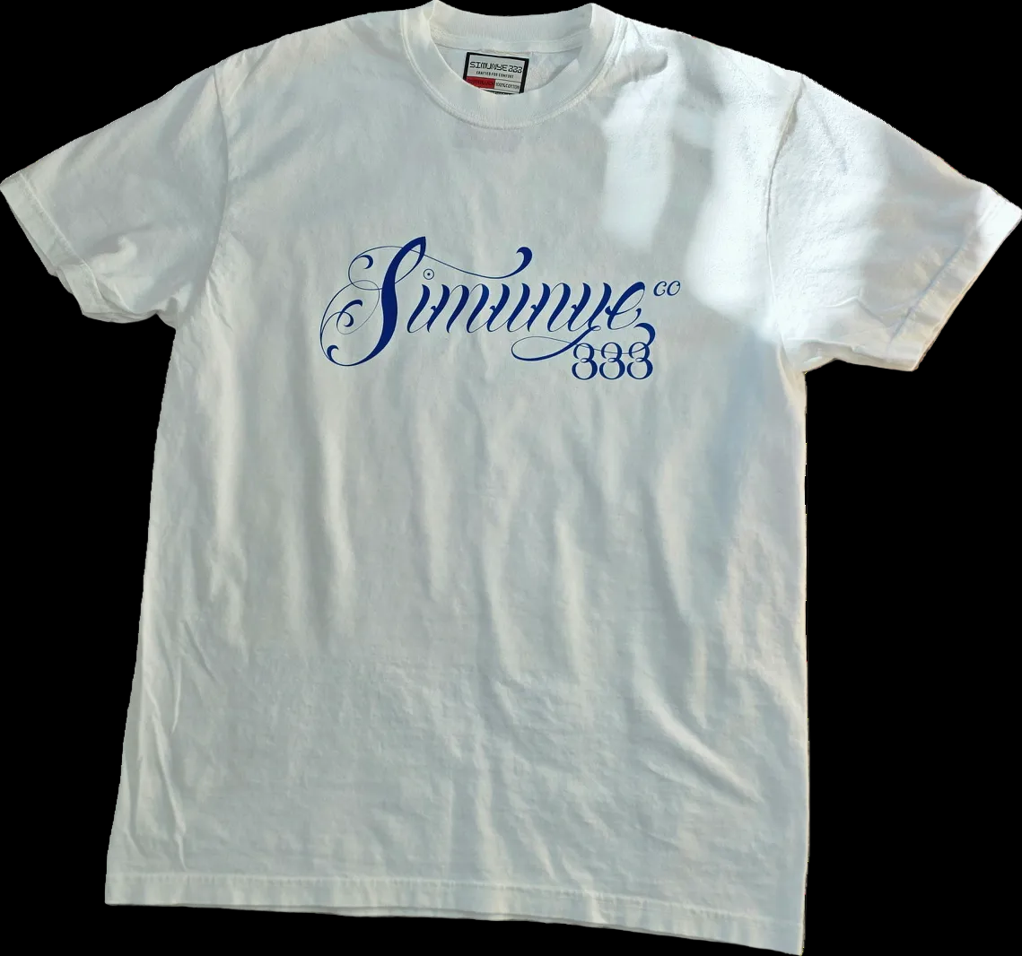 Sim Signature Heavyweight T-shirt – SIMUNYE 333 CLOTHING