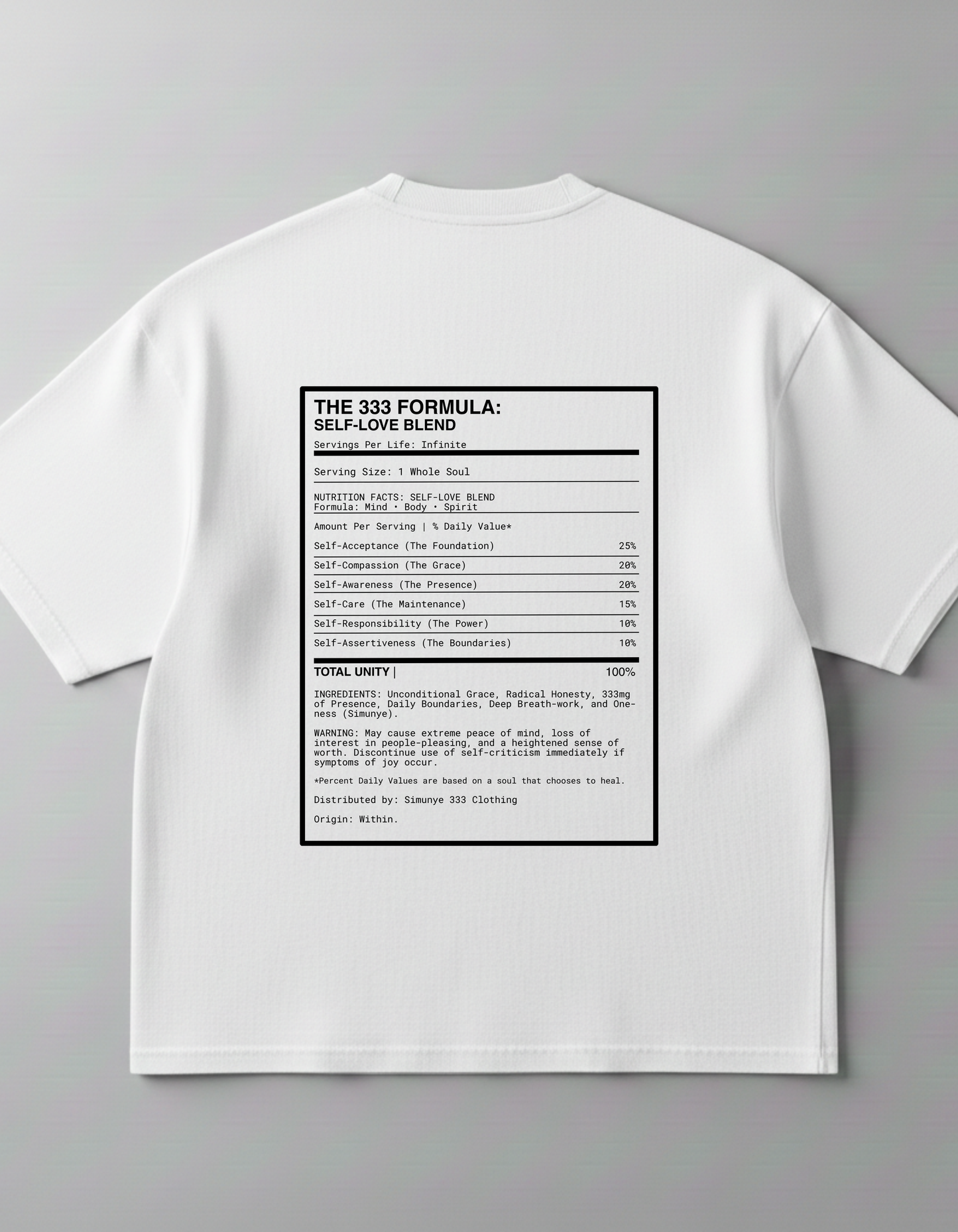 The 333 FORMULA: Self-Love Blend