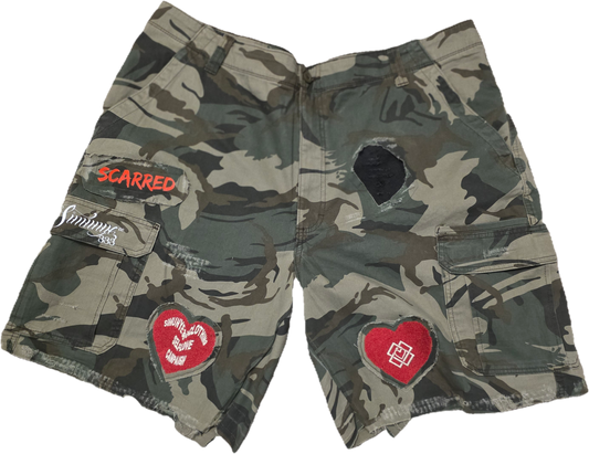 1-1 Self-Love Camo Shorts