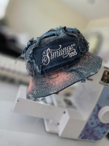 The 1-of-1 333 Distressed Denim Bucket Hat